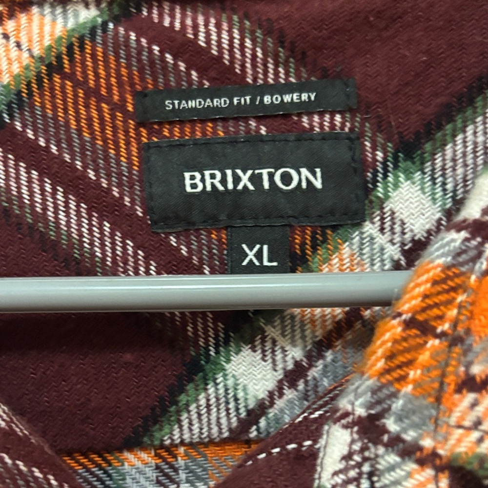 Brixton Plaid Shirt Bowery XL